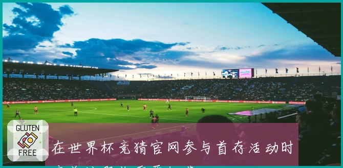 在世界杯竞猜官网参与首存活动时应关注哪些重要细节